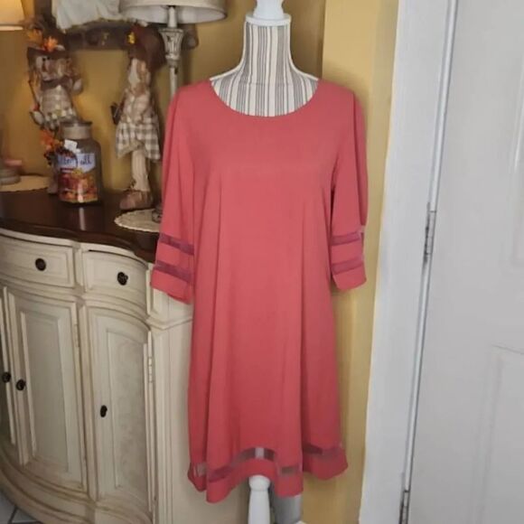Nordstrom Coral women's dress size Medium - Picture 3 of 5